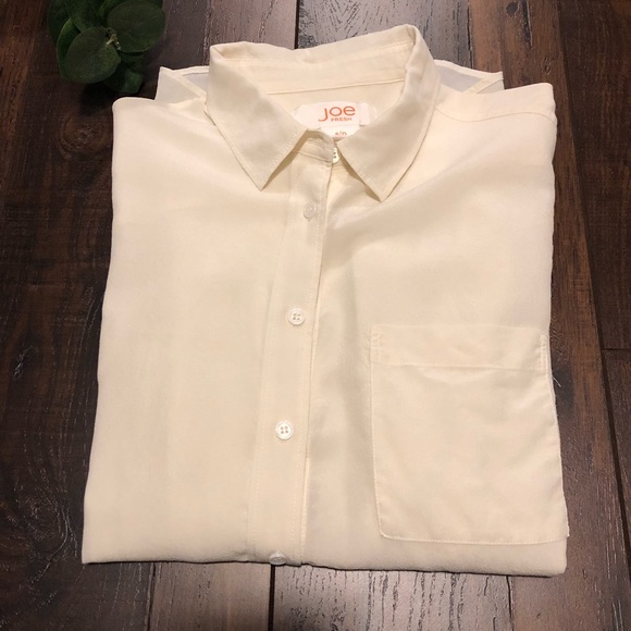 Joe Fresh Sheer Long Sleeve Blouse | small - Picture 2 of 4